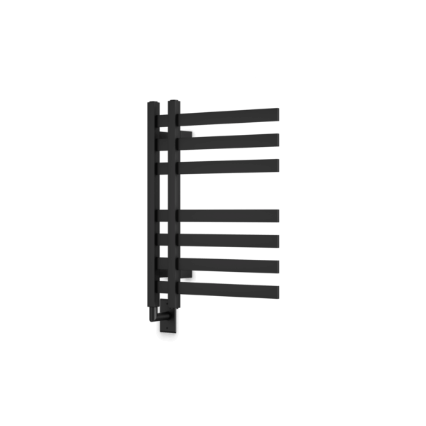 Artos Lioni 27" x 20" Hardwired Heated Towel Rail Matte Black – MS06950W-BK