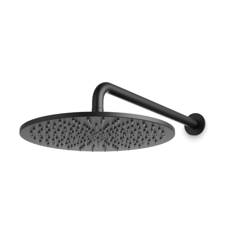 Artos Opera 12" Rain Shower Head on Wall Mount Arm Matte Black – F907-1/12BK