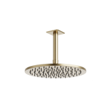 Artos Otella 10" Rain Shower Head on Ceiling Mount Arm Satin Brass – F907-71SB