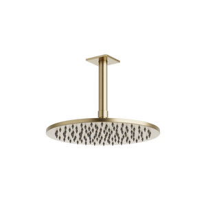 Artos Otella 10" Rain Shower Head on Ceiling Mount Arm Satin Brass – F907-71SB