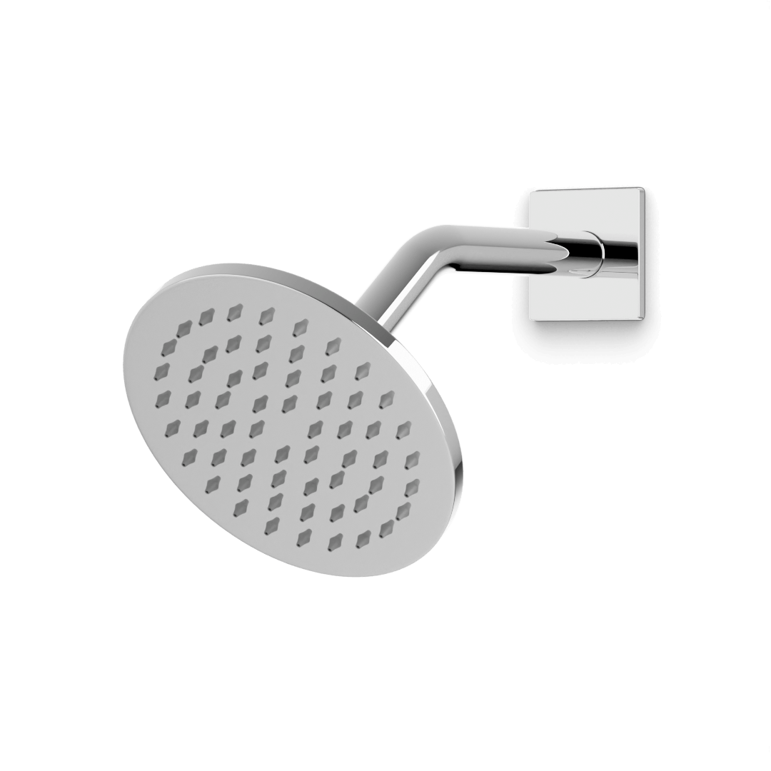 Artos Otella 6" Shower Head on Angled Arm Chrome – F907-76CH