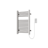 Artos Denby 27" x 18" Plug-In Heated Towel Rail Brushed Nickel – M06845P-BN