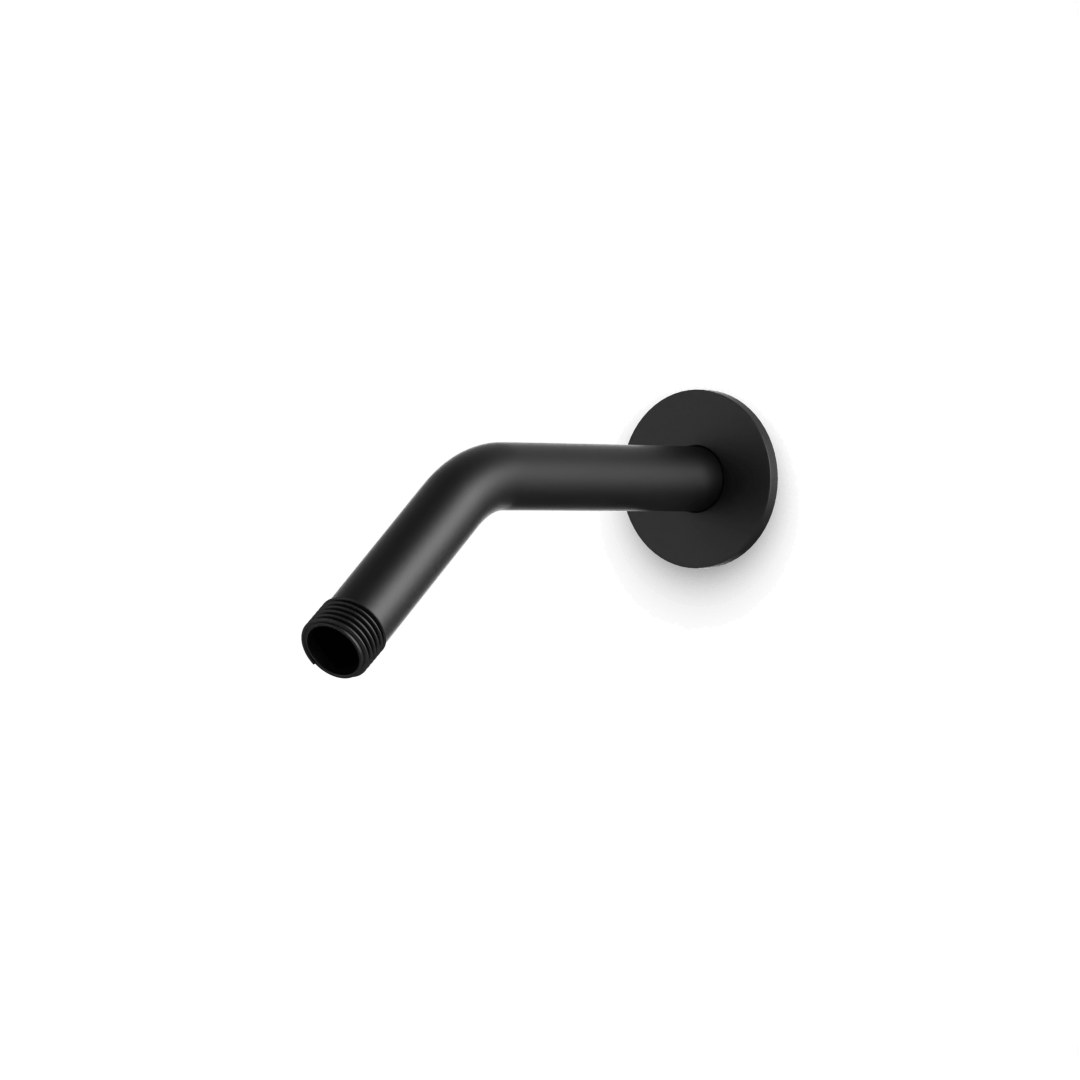 Artos Opera Wall Mount Angled Shower Arm Matte Black – F902-11BK