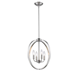 Colson PW 4 Light Pendant in Pewter