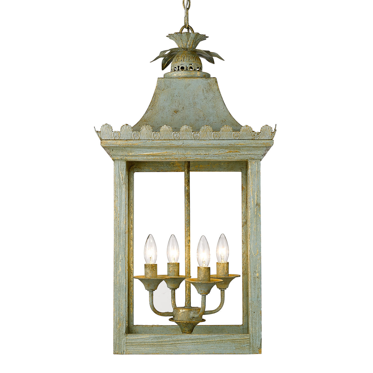 Finley 4-Light Pendant in Vintage Sage