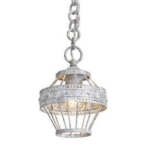 Ferris Mini Pendant in Oyster