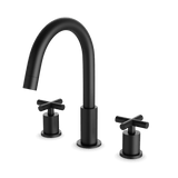 Artos Opera 8" Widespread Bathroom Faucet With Cross Handles Matte Black – FS315BK