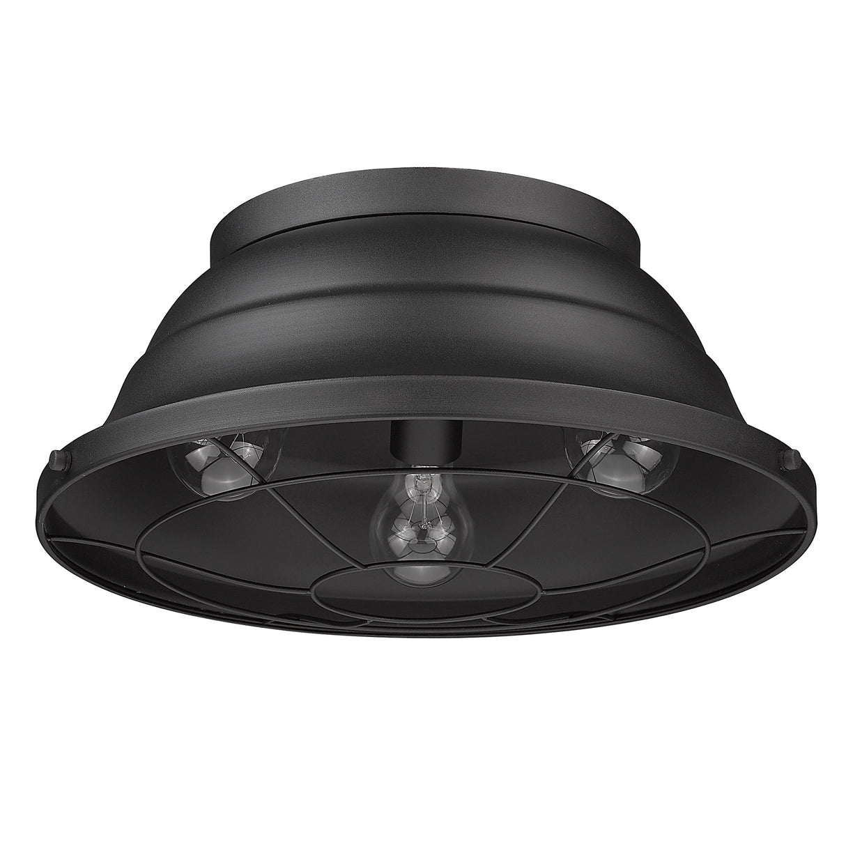 Bartlett Outdoor Flush Mount in Natural Black