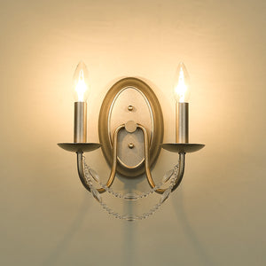 Mirabella 2 Light Wall Sconce in Golden Aura