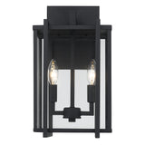 Tribeca Medium Outdoor Wall Sconce in Natural Black