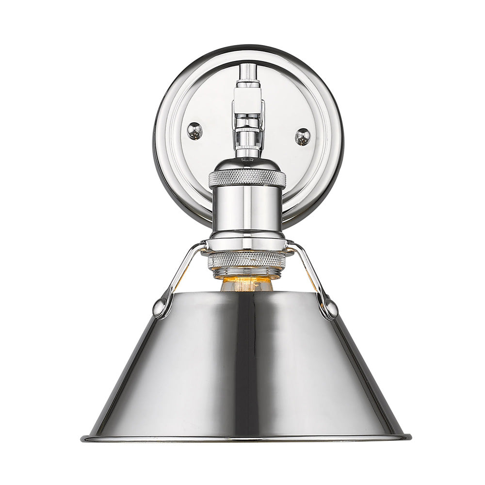 Orwell CH 1 Light Bath Vanity in Chrome with Chrome Shade