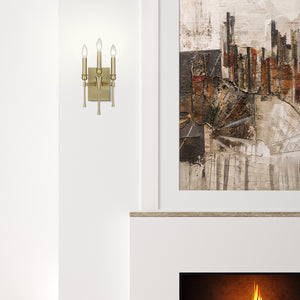 Landon BCB 3 Light Wall Sconce in Brushed Champagne Bronze