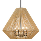 Valentina 4-Light Pendant in Matte Black