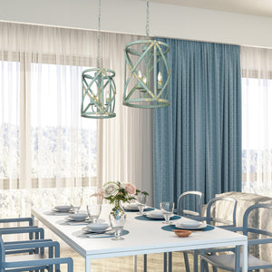 Alcott TEAL Teal 3 Light Pendant