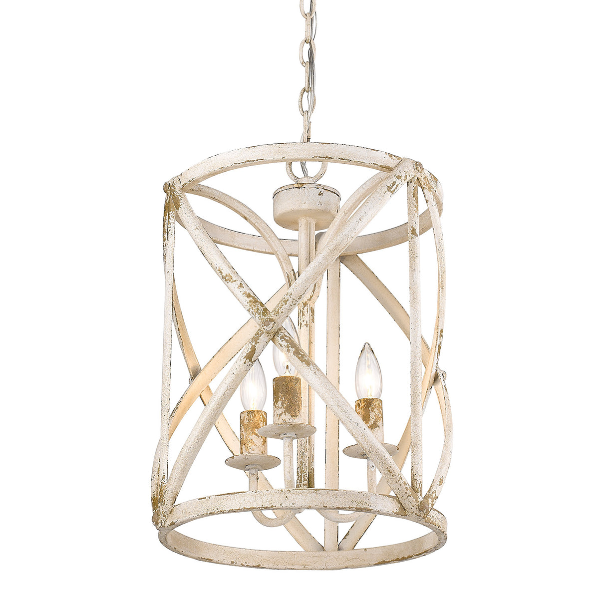 Alcott 3-Light Pendant in Antique Ivory