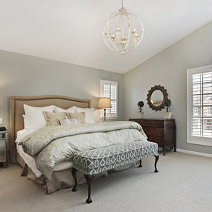 Jules 6-Light Chandelier in Antique Ivory