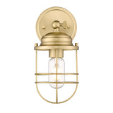 Seaport 1-Light Wall Sconce in Brushed Champagne Bronze