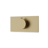 Artos Otella Thermostat Trim Kit with Letterbox Plate Satin Brass – F904A-7TKSB