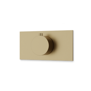 Artos Otella Thermostat Trim Kit with Letterbox Plate Satin Brass – F904A-7TKSB