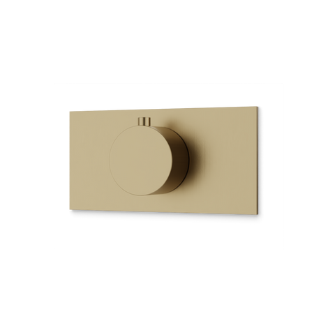 Artos Otella Thermostat Trim Kit with Letterbox Plate Satin Brass – F904A-7TKSB