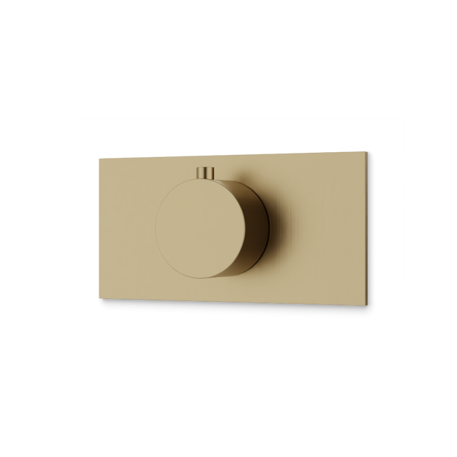 Artos Otella Thermostat Trim Kit with Letterbox Plate Satin Brass – F904A-7TKSB