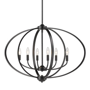Colson BLK Linear Pendant in Matte Black