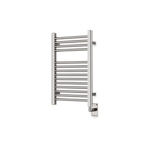 Artos Denby 27" x 18" Hardwired Heated Towel Rail Brushed Nickel – M06845W-BN