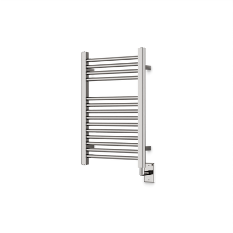 Artos Denby 27" x 18" Hardwired Heated Towel Rail Brushed Nickel – M06845W-BN