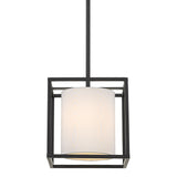 Manhattan Mini Pendant in Matte Black