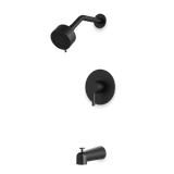 Artos Opera Pressure Balance Tub / Shower Trim Kit with Multifunction Shower Head Matte Black – TS162BK