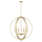 Colson OG 9 Light Chandelier in Olympic Gold