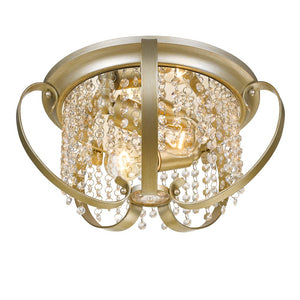 Ella Flush Mount in White Gold