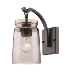 Travers 1-Light Wall Sconce in Rubbed Bronze