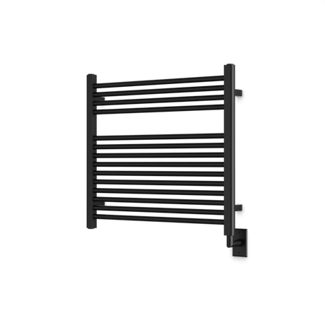 Artos Denby 27" x 30" Hardwired Heated Towel Rail Matte Black – M06875W-BK