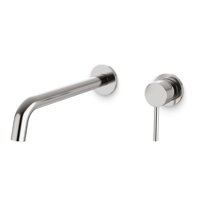 Artos Opera In-Wall Single Handle Bathroom Faucet with Extended Spout Brushed Nickel – F501-9-1BN