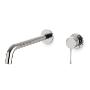 Artos Opera In-Wall Single Handle Bathroom Faucet with Extended Spout Brushed Nickel