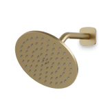 Artos Harmony 8" Shower Head on Angled Arm Satin Brass – F924A8SB