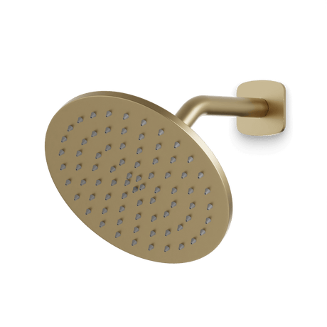 Artos Harmony 8" Shower Head on Angled Arm Satin Brass – F924A8SB