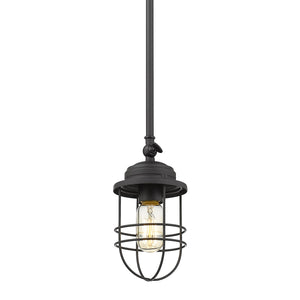 Seaport Mini Pendant in Matte Black