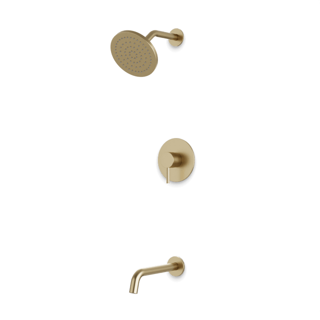 Artos Opera 2-Way Pressure Balance Shower Trim Kit with Tub Filler Satin Brass – TS256SB