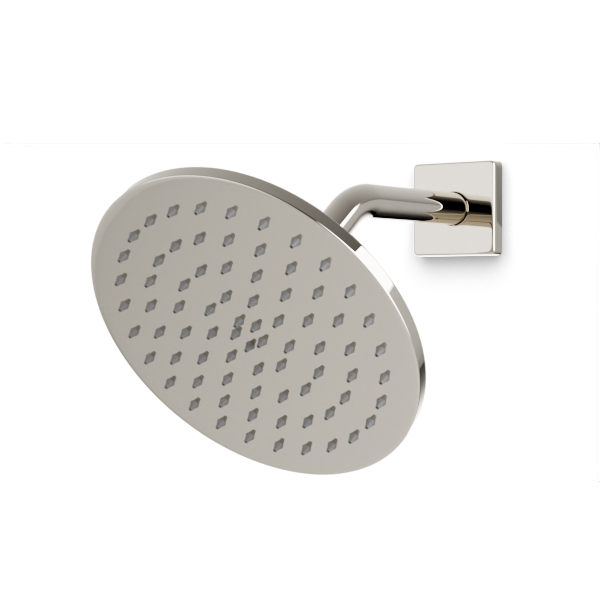 Artos Otella 8" Shower Head on Angled Arm Polished Nickel – F907-11PN