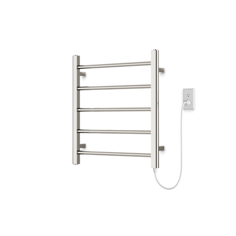 Artos Ryton 26" x 24" Plug-In Heated Towel Rail Polished Nickel – MR06560P-PN
