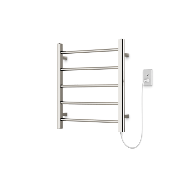 Artos Ryton 26" x 24" Plug-In Heated Towel Rail Polished Nickel – MR06560P-PN