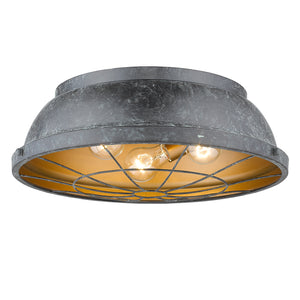 Bartlett Flush Mount in Black Patina