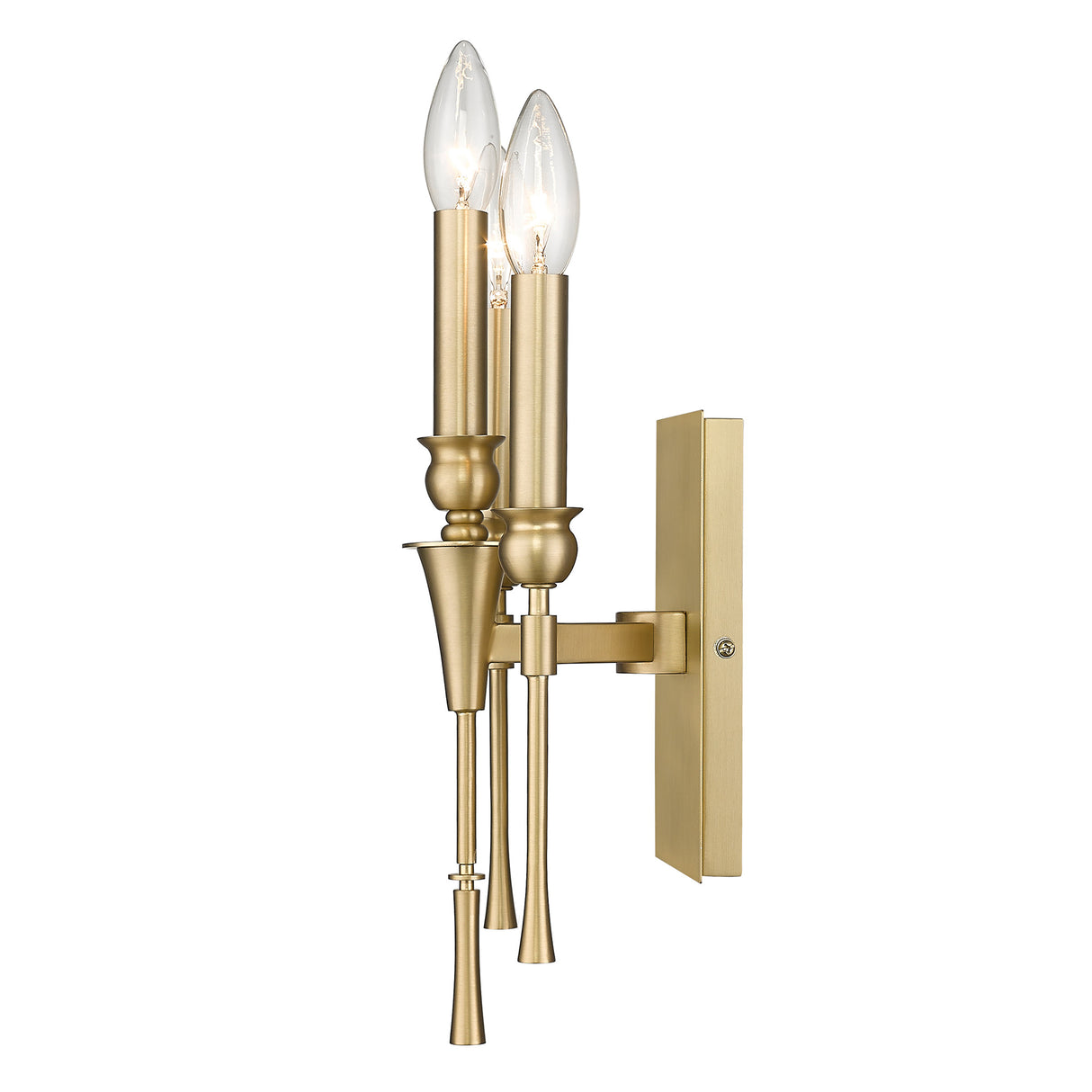 Landon BCB 3 Light Wall Sconce in Brushed Champagne Bronze