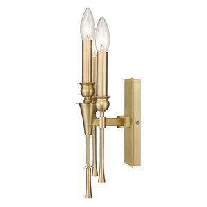Landon BCB 3 Light Wall Sconce in Brushed Champagne Bronze
