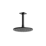 Artos Otella 8" Rain Shower Head on Ceiling Mount Arm Matte Black – F907-4/5BK