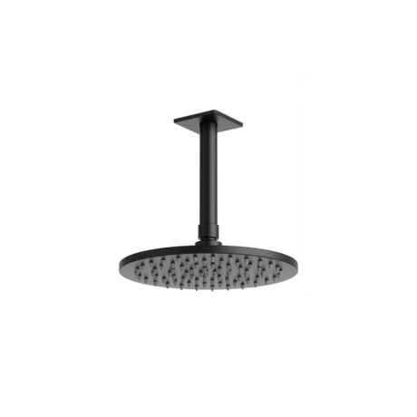 Artos Otella 8" Rain Shower Head on Ceiling Mount Arm Matte Black – F907-4/5BK