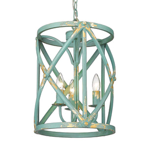 Alcott TEAL Teal 3 Light Pendant