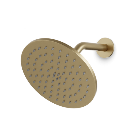 Artos Opera 8" Shower Head on Angled Arm Satin Brass – F907-9SB